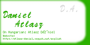 daniel atlasz business card